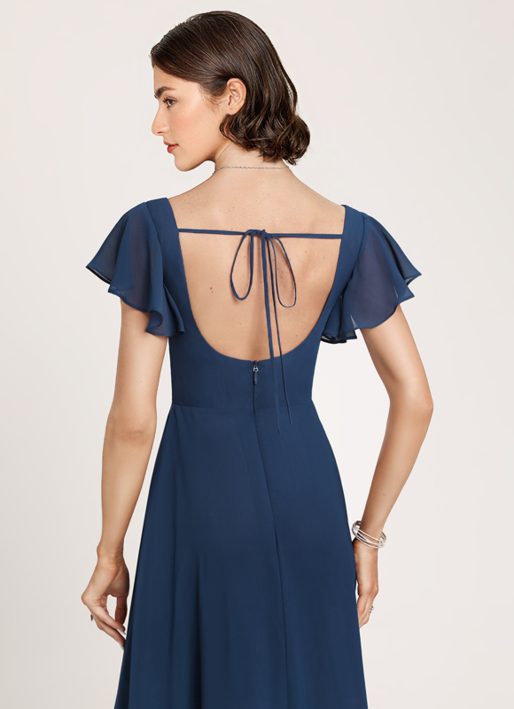 Robe Chic Longue Verte Raffinée - gallery 2