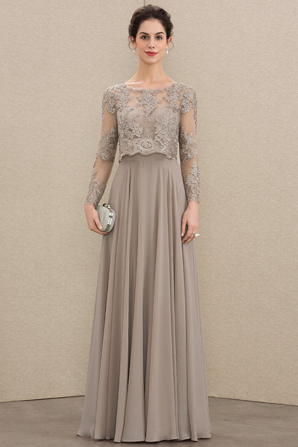 Robe Chic Violette Brodée - gallery 1