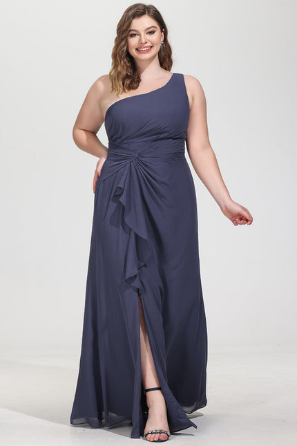 Robe Chic Asymétrique Beige - gallery 8