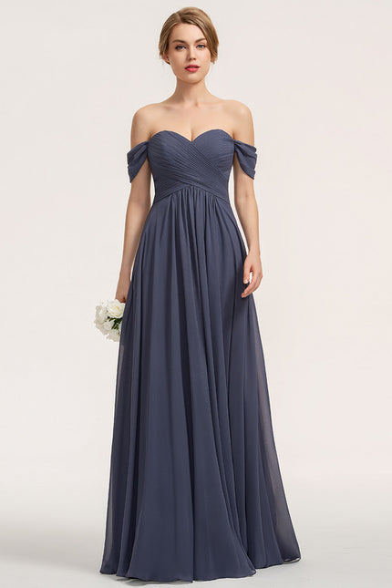 Robe Chic Violet Élégant - gallery 4