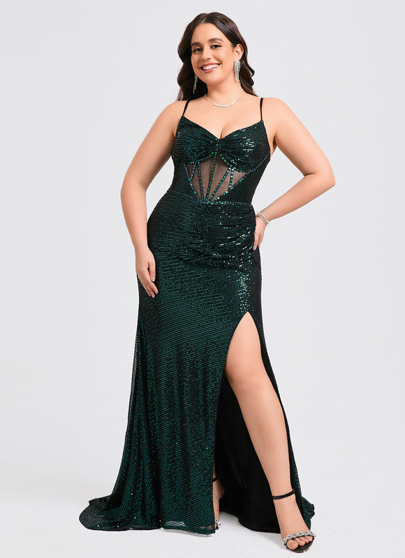 Robe Chic Sirène Pailletée - gallery 5
