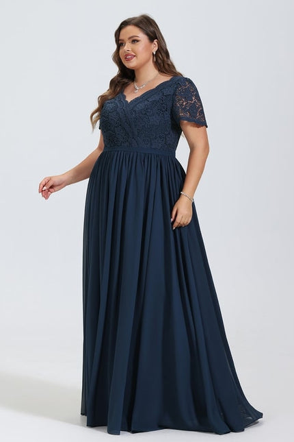 Robe Chic Longue Marine Élégante - gallery 8