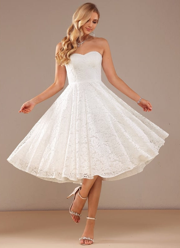 Robe Chic Dentelle Courte - gallery 2