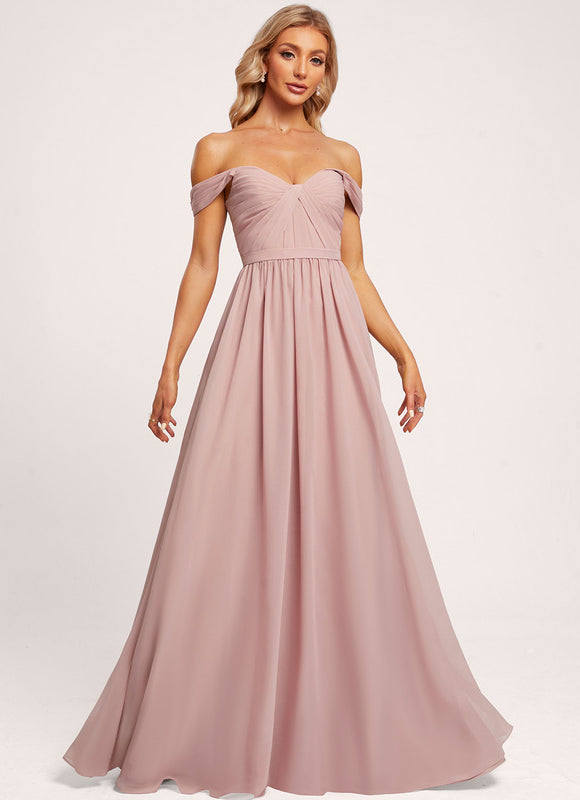 Robe Chic Rose Flottante - gallery 2