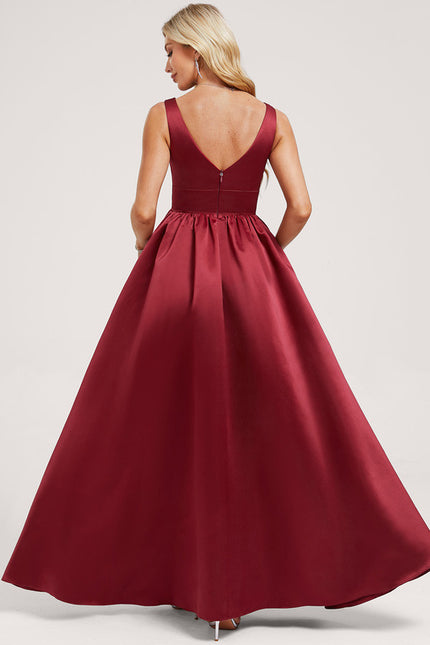 Robe Chic Satinée Rose Pâle - gallery 4