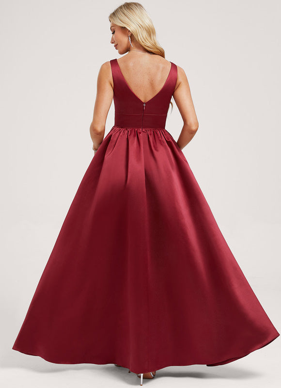 Robe Chic Satinée Rose Pâle - gallery 4