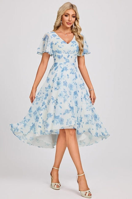 Robe Chic Fluide Bleu Nuit