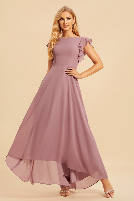 Robe Chic Élégance Émeraude Flottante - gallery 4