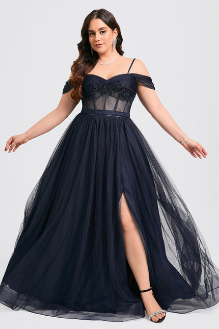 Robe Chic Élégance Tulle Svelte - gallery 8