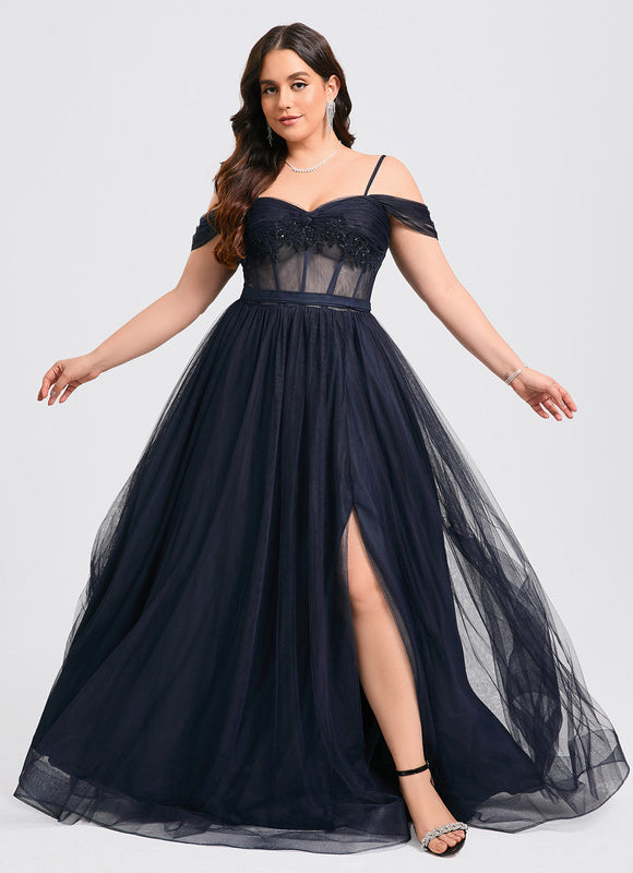 Robe Chic Élégance Tulle Svelte - gallery 8