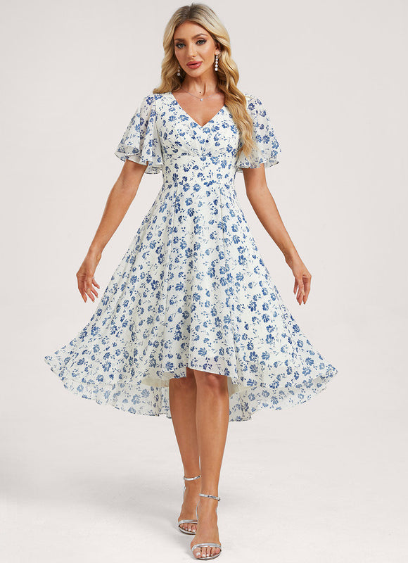 Robe Chic Fluide Bleu Nuit - gallery 3