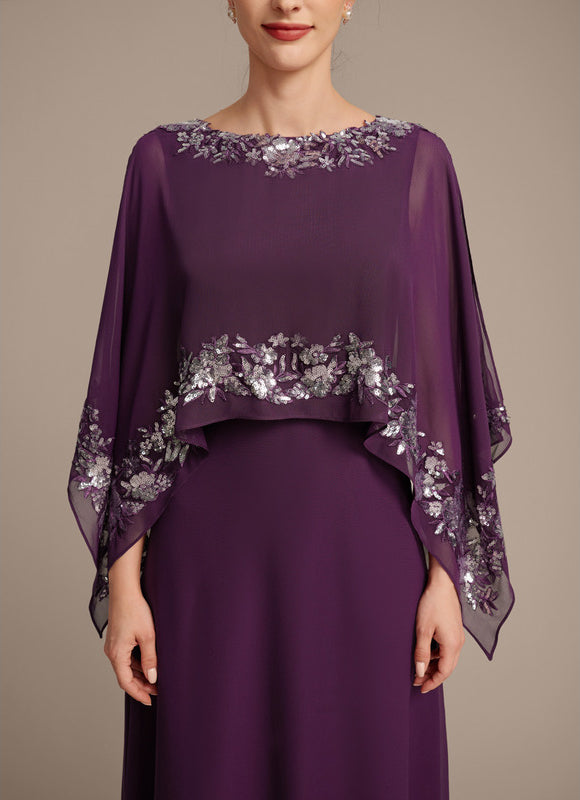 Robe Chic Longue Violetée - gallery 7
