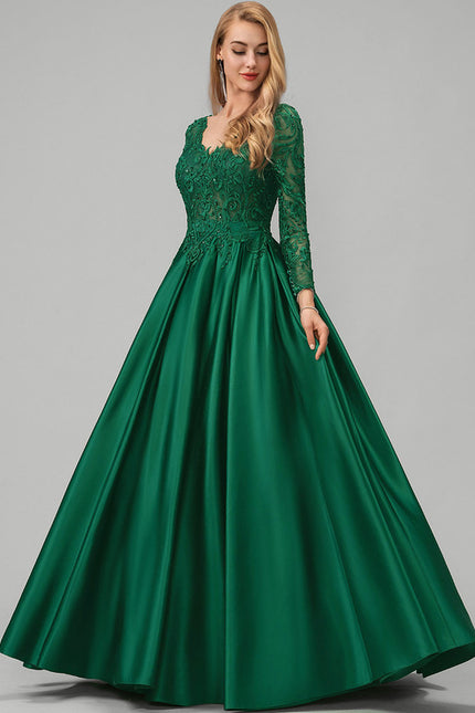 Robe Chic Éclat Vert Éternel - gallery 1