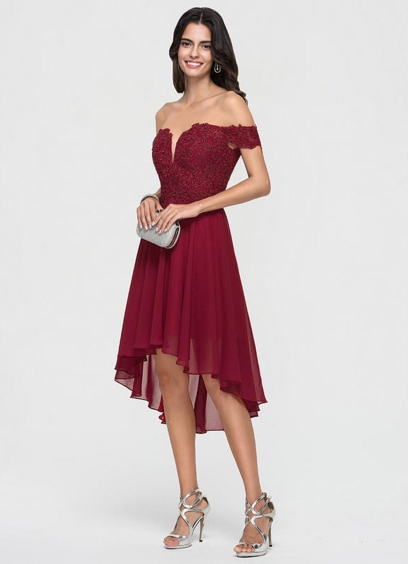 Robe Chic Élégance Rubis Aérienne - gallery 2