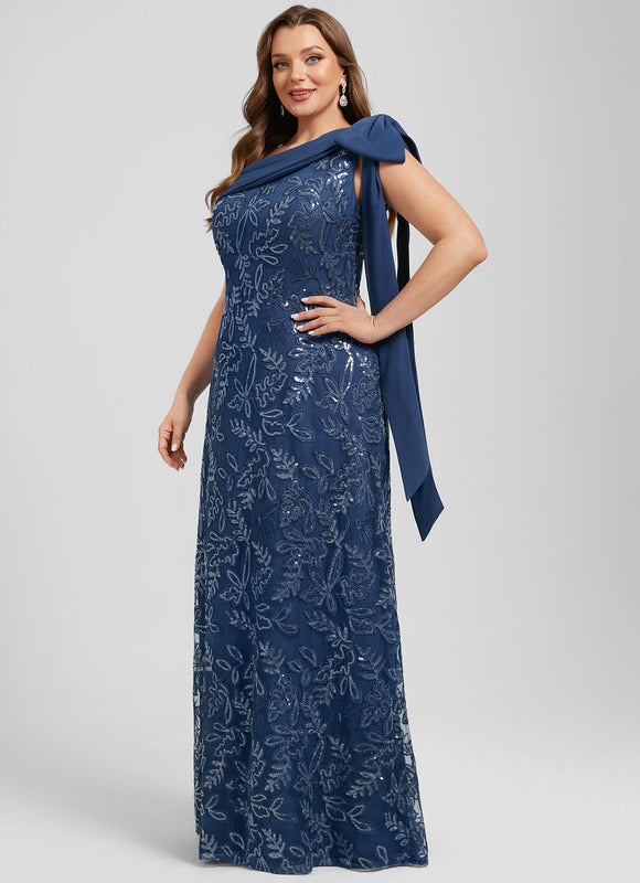 Robe De Soirée Chic Bleu Roi - gallery 7