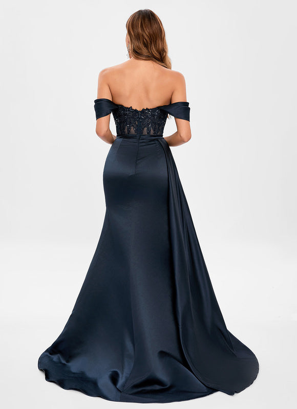 Robe Chic Satinée Éblouissante - gallery 1