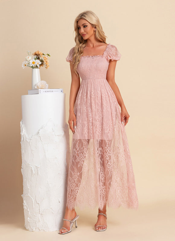Robe Chic Maxi Rosée - gallery 2