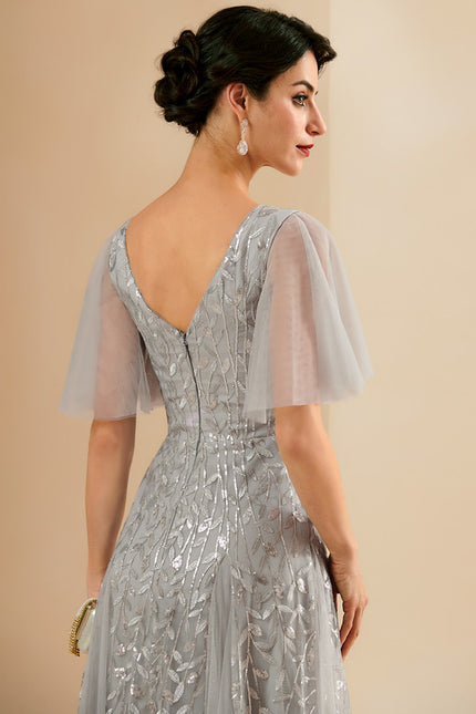 Robe Chic Argentée Légère - gallery 4
