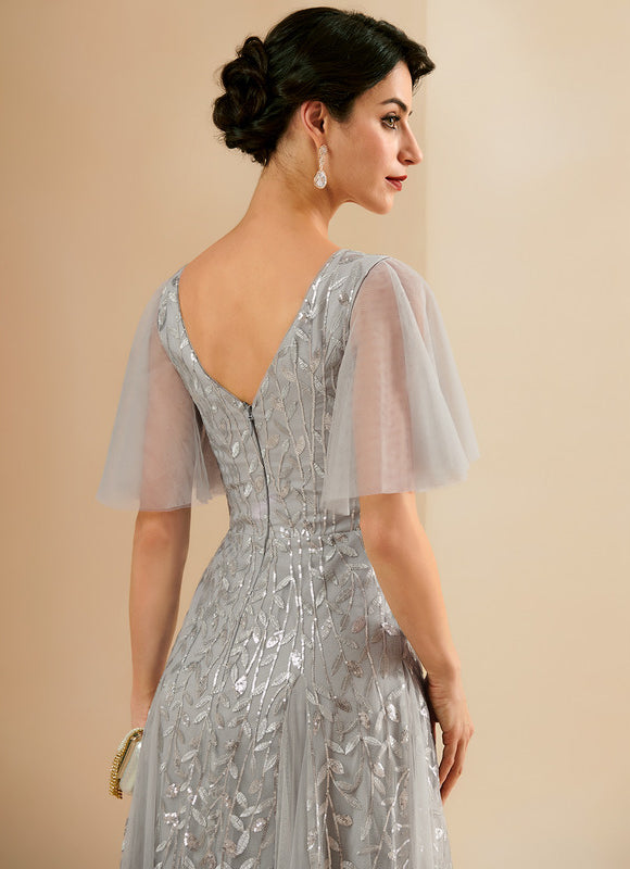 Robe Chic Argentée Légère - gallery 4