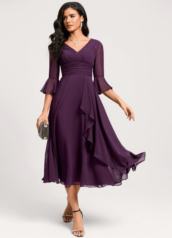 Robe Chic À Volants Florale - gallery 5