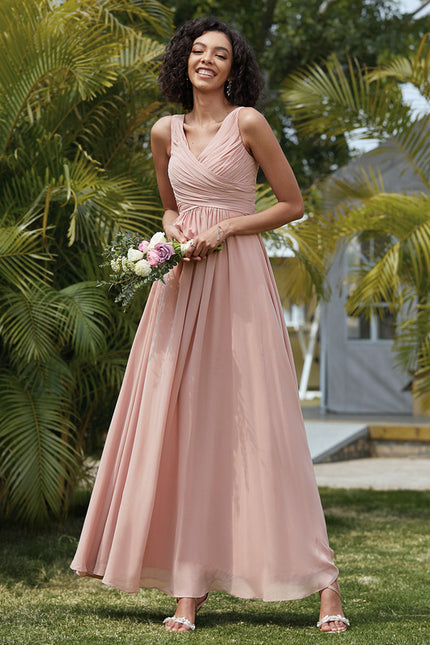 Robe Chic Longue Verte Fluide - gallery 4