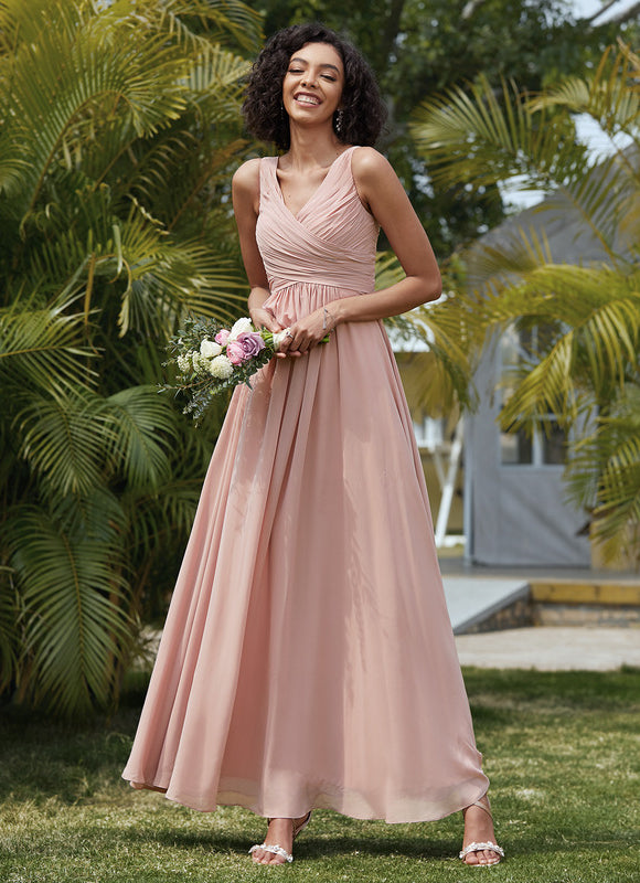 Robe Chic Longue Verte Fluide - gallery 4