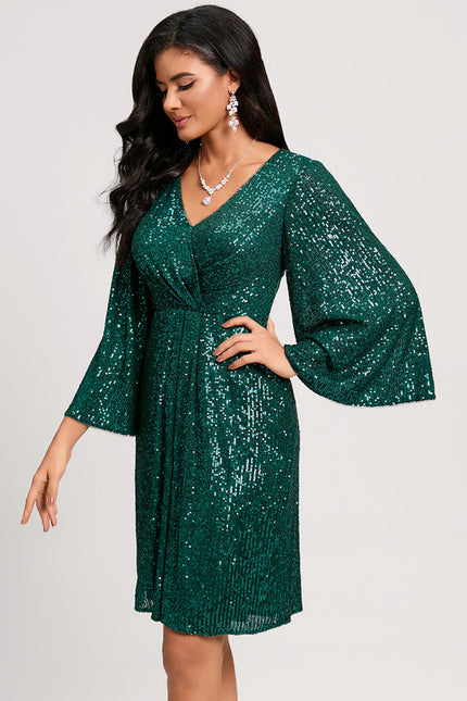 Robe Chic Éclat Émeraude - gallery 4