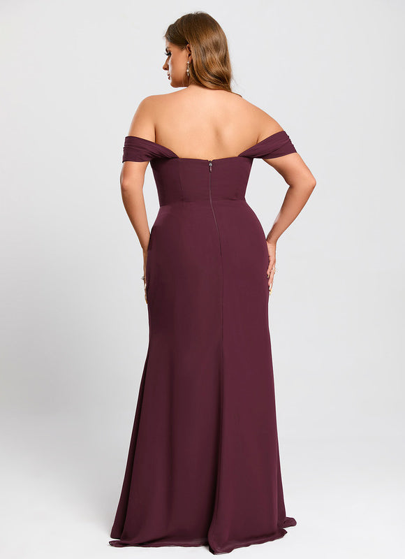 Robe Chic Violet Élégant - gallery 9