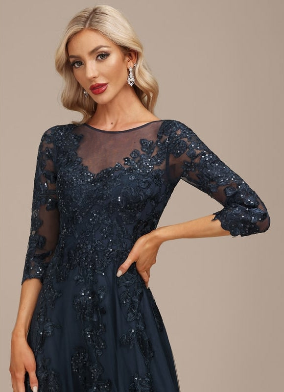 Robe Chic Écarlate Ornée - gallery 6