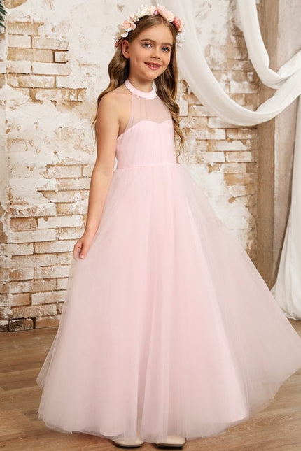 Robe Chic Fille Tulle Rose - gallery 8