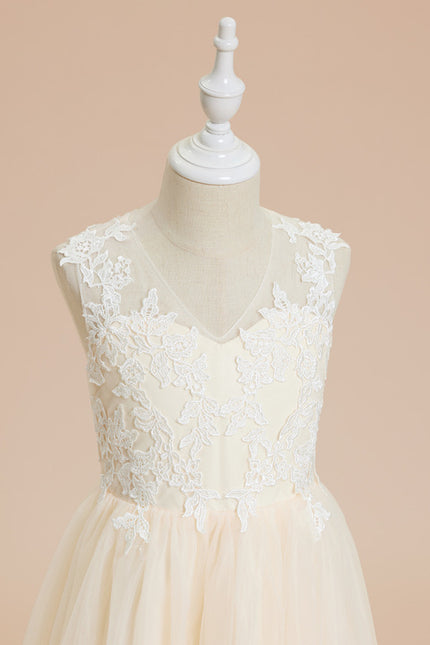 Robe Chic Enfant Écrue - gallery 1
