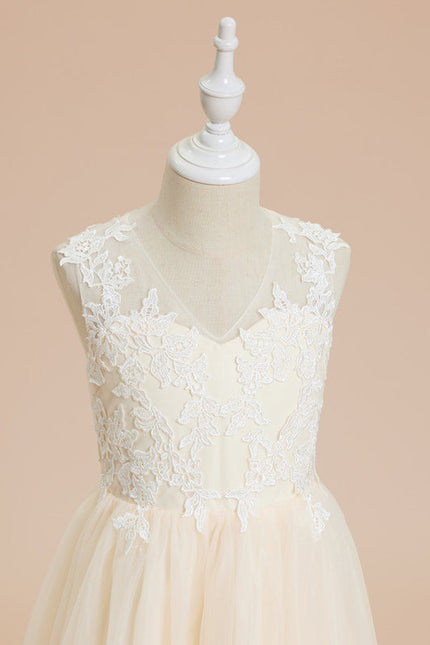 Robe Chic Enfant Écrue - gallery 1