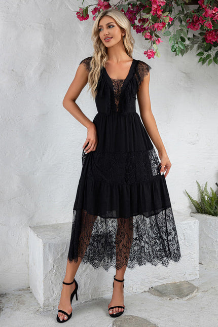 Robe Chic Noire Dentelle - gallery 5