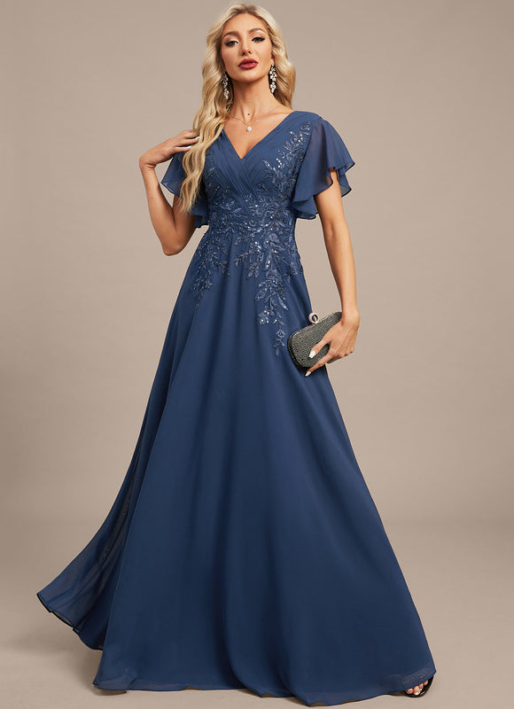 Robe Chic Bleu Nuit Élégante