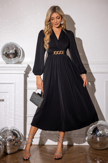 Robe Chic Midi Chic Noir - gallery 1