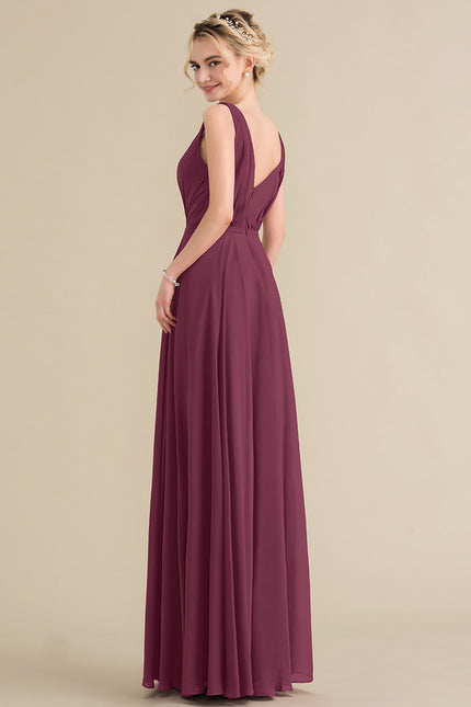 Robe Chic Longue Verte Fluide - gallery 4