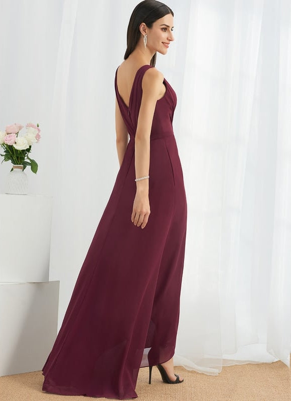 Robe Chic Mousseline Asymétrique - gallery 4