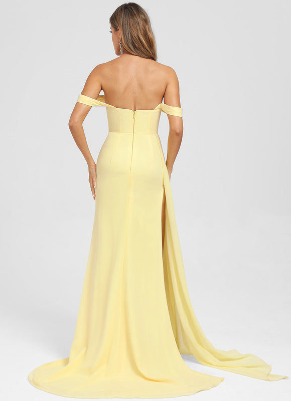 Robe Chic Jaune Éclatante - gallery 1