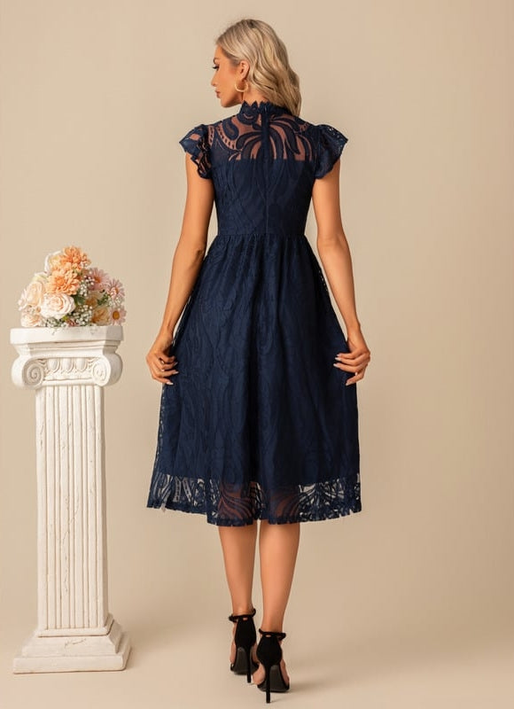 Robe Chic Dentelle Illusion - gallery 1