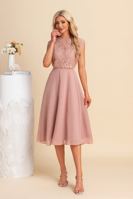 Robe Chic Violette Élégante - gallery 5