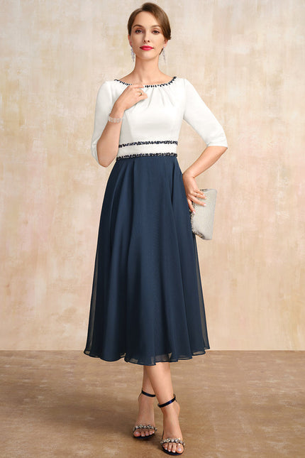 Robe Chic Chic Plissé Élégant - gallery 2