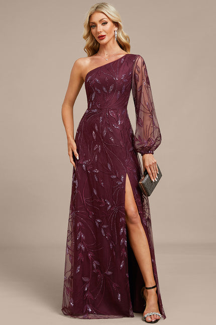 Robe Chic Étoilée Bordeaux - gallery 6