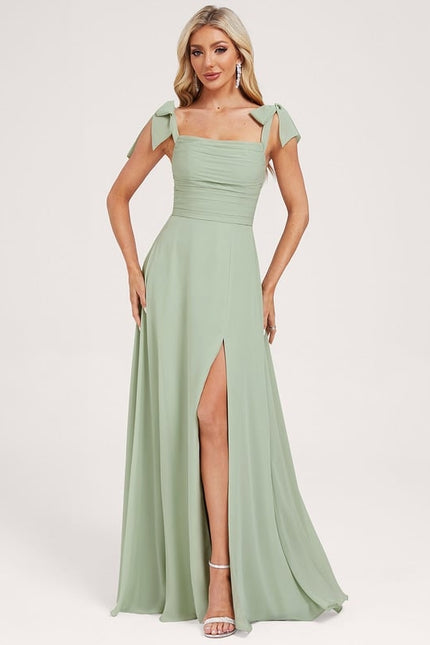 Robe Chic Fluide Verte - gallery 4