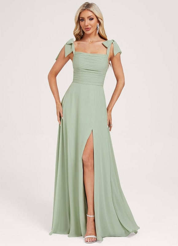 Robe Chic Fluide Verte - gallery 4
