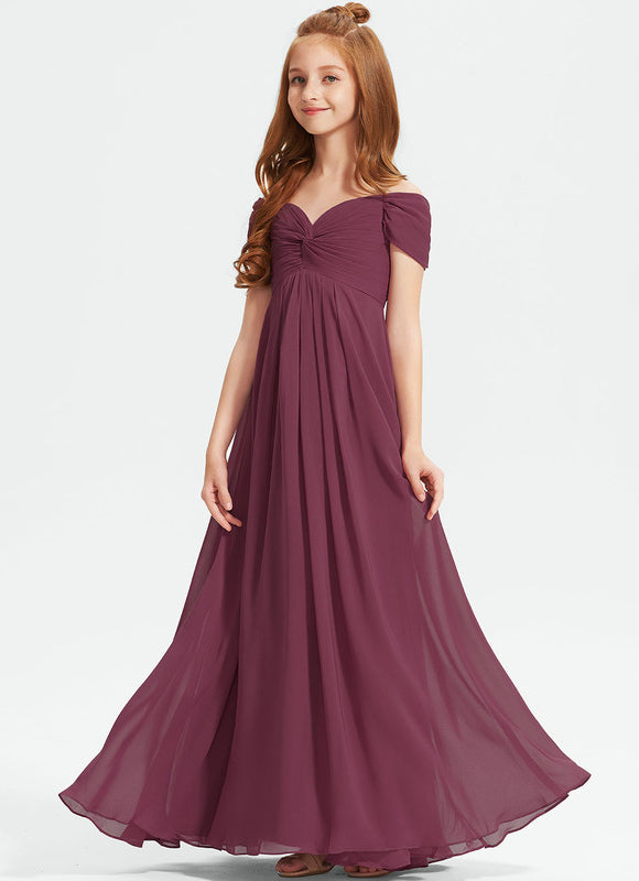 Robe Chic Bordeaux Évasée - gallery 4