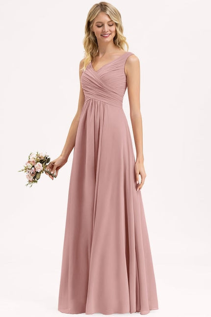 Robe Chic Longue Verte Fluide - gallery 2