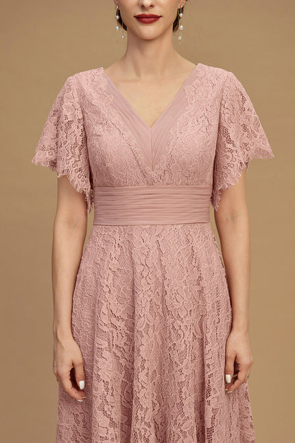 Robe Chic Dentelle Molletonnée - gallery 3