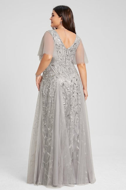 Robe Chic Argentée Légère - gallery 8
