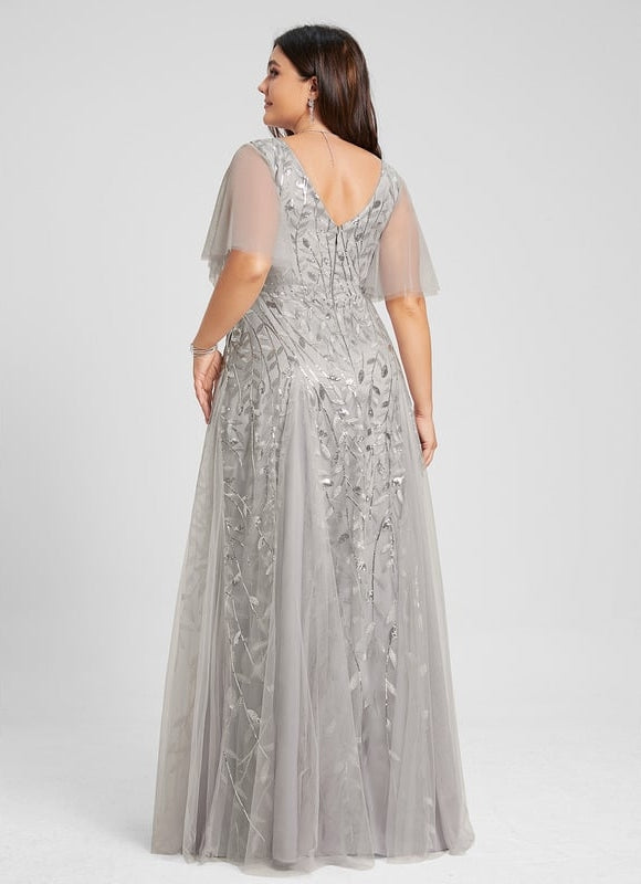 Robe Chic Argentée Légère - gallery 8