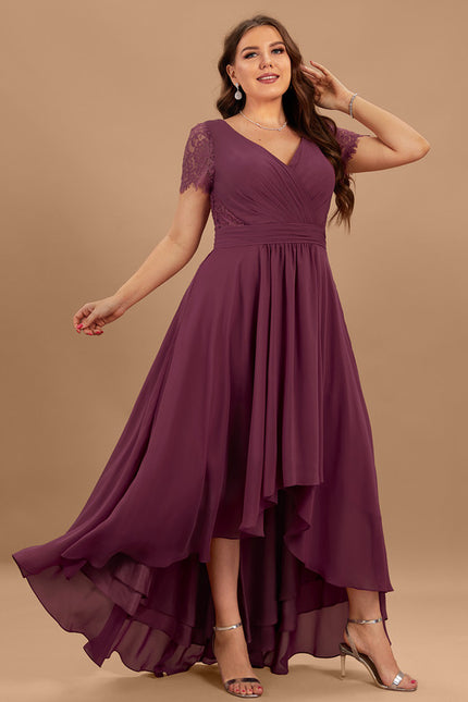 Robe Chic Aérienne Bordeaux - gallery 9